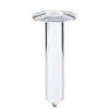 Lee&#39;s 0 Degree Stainless Steel Swivel Base Flush Mount Rod Holder 2.25&quot; OD X 10.5&quot; Tube [RH577V]