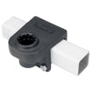 Scotty 1 1/4&quot; Square Rail Mount [243-BK]