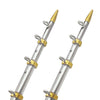 TACO 15&#39; Telescopic Outrigger Poles 1-1/8&quot; - Silver/Gold [OT-0441VEL15]