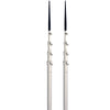 Lee&#39;s 16.5&#39; Bright Silver Black Spike Telescopic Poles f/Sidewinder [TX3916SL/SL]