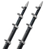 TACO 15&#39; Telescopic Outrigger Poles HD 1-1/2&quot; - Black/Silver [OT-0542BKA15-HD]