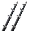 TACO 18&#39; Telescopic Outrigger Poles HD 1-1/2&quot; - Black/Silver [OT-0552BKA186]