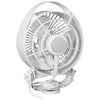 SEEKR by Caframo Maestro 12V 3-Speed 6&quot; Marine Fan w/LED Light - White [7482CAWBX]