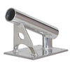 Lee&#39;s MX Pro Series Fixed Angle Center Rigger Holder - 22 Degree - 1.5&quot; ID - Bright Silver [MX7001CR]