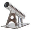 Lee&#39;s MX Pro Series Fixed Angle Center Rigger Holder - 30 Degree - 1.5&quot; ID - Bright Silver [MX7002CR]