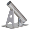 Lee&#39;s MX Pro Series Fixed Angle Center Rigger Holder - 45 Degree - 1.5&quot; ID - Bright Silver [MX7003CR]