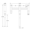 TACO Deluxe Trident Rod Holder Cluster Straight w/Tool Caddy [F31-0780BXY-1]