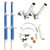 Tigress 15&#39; Fiberglass Telescoping Outrigger System - White/Blue [88200-1]