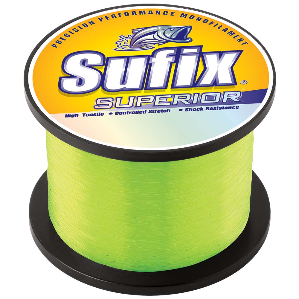 Sufix Superior Hi-Vis Yellow Monofilament - 80lb - 2890 yds [650-180]