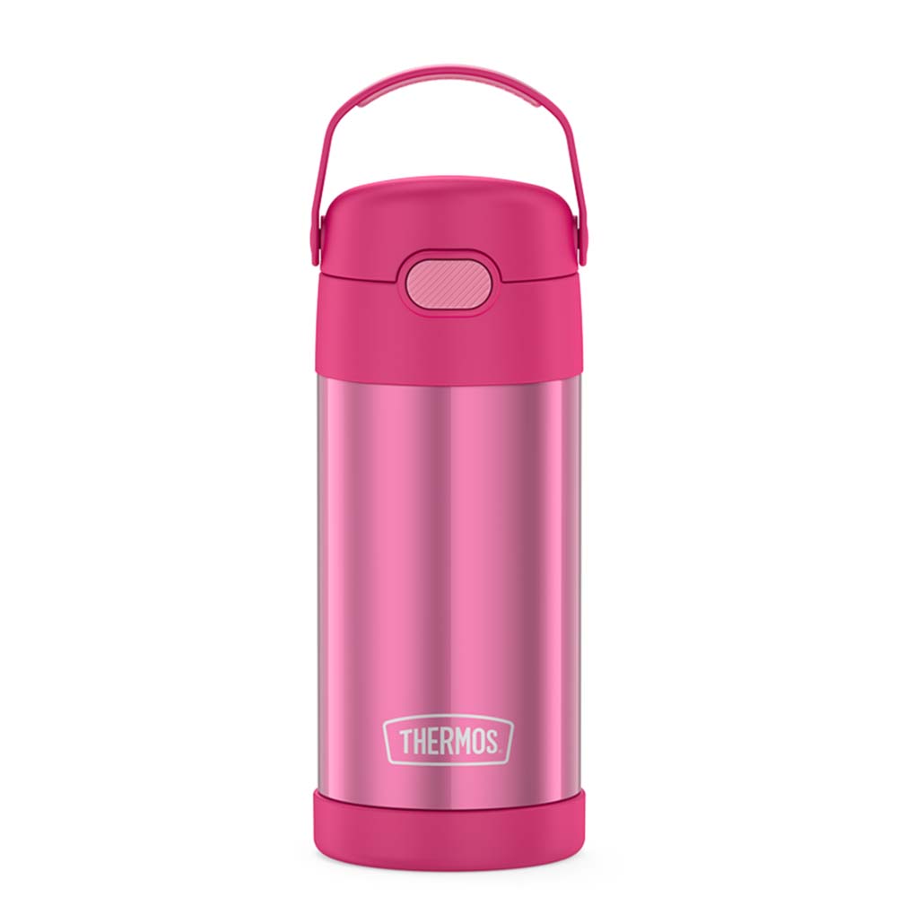 Thermos FUNtainer Stainless Steel Insulated Straw Bottle - 12oz - Pink [F4100PK6]