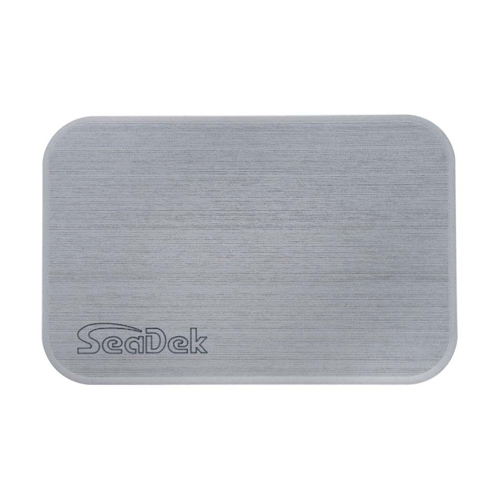 SeaDek YETI Roadie 20 Cooler Top 10-13/16" x 16-1/8" x 5mm Storm Grey SeaDek Logo Brushed [44590-80051]